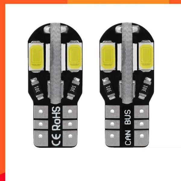 Yeni 4/10x araba iç ampul W5W T10 LED 5730 8SMD CANBUS HATA ÜCRETSİZ 12V 194 168 MAP Kubbe Işıkları park Işığı Otomatik sinyal lambası