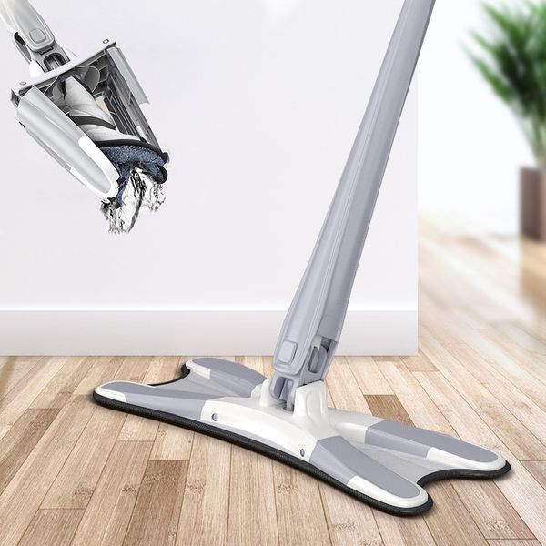 MOPS X-TYPE PISO COM 3PCS Microfibras reutilizáveis ​​PADS 360 graus para casa Substitua as ferramentas de limpeza doméstica de lavagem sem mão 230510