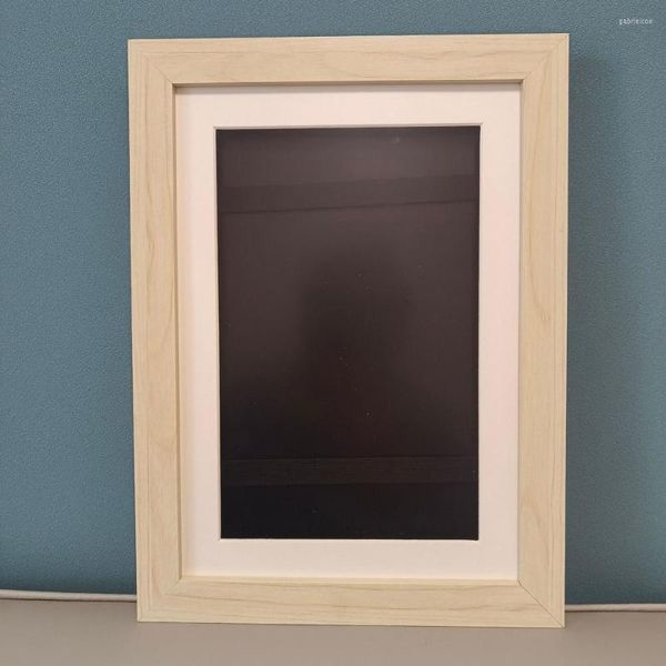 Cornici durevoli per bambini Art Frame Display per immagini in legno Memorizzazione di guarnizioni magnetiche ad alta capacità