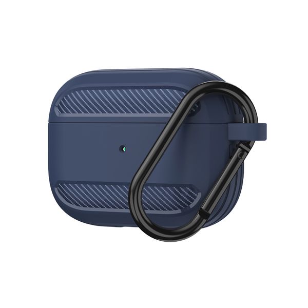 Para Apple AirPods3 Case de fone de ouvido 2 geração de fibra de carbono AirPods Pro Cotphone Cushions Protection Case de proteção anti-queda lavável 123