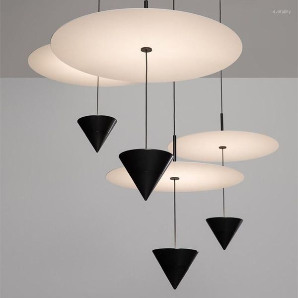 Подвесные лампы современные простые светодиодные светильники итальянский дизайн подвесной лампы барная барная барная лампа для дома в помещении для освещения люстра