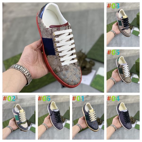 Scarpe firmate Sneaker Serie G Uomo Donna Scarpe casual alte e basse Scarpe da tennis Scarpe da tennis con suola in gomma denim da esterno nero rosso