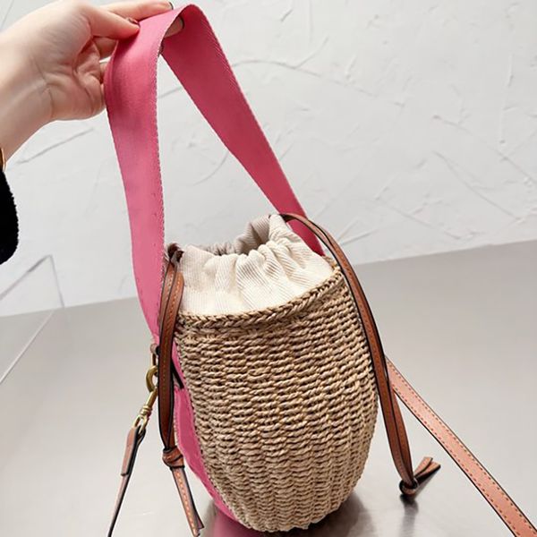 Summer Beach Bag Bag Travel Top Designer Bags Straw Totes Bolsa de moda Luxo de luxo de alta qualidade Bolsas de atacado