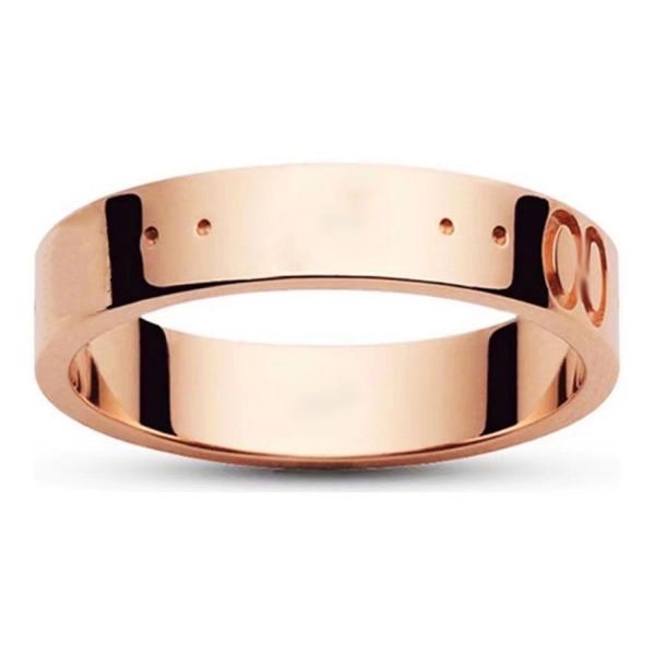Braccialetti di gioielli firmati per le donne amano l'anello di design Anello di moda in acciaio inossidabile con maglia cubana tabella delle taglie 5-11 designer di gioielli per catene da donna per anello di lusso da uomo