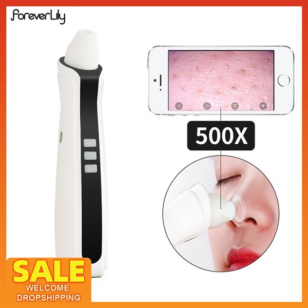 Устройства по уходу за лицом USB ISI Ulang Visual Blackhead Remover Pori Pori Wajah Hitam Kepala Pembersih Vakum Pengisap 5 Mega Pixel Wi -Fi Mikroskop Kamera 230510