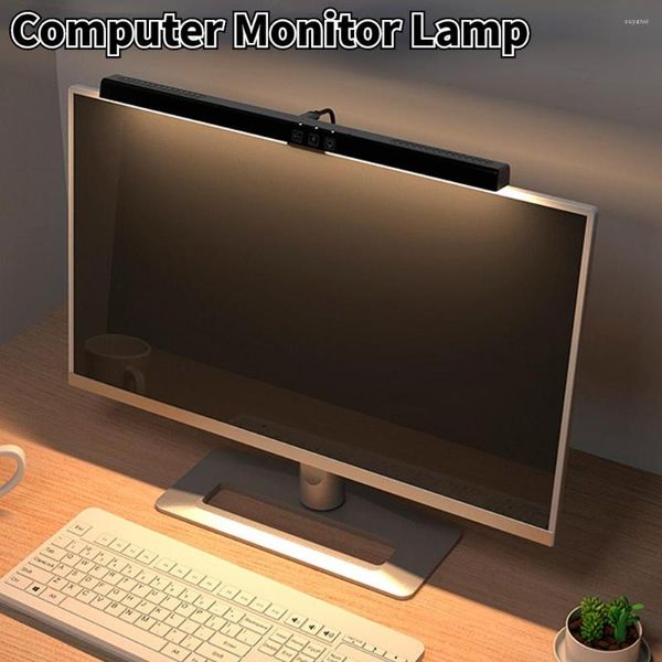 Tischlampen USB Computerbildschirm Hängeleuchte Stufenlos dimmbar Monitor Lampenleiste Bunte RGB Augenschutz für Zuhause LCD