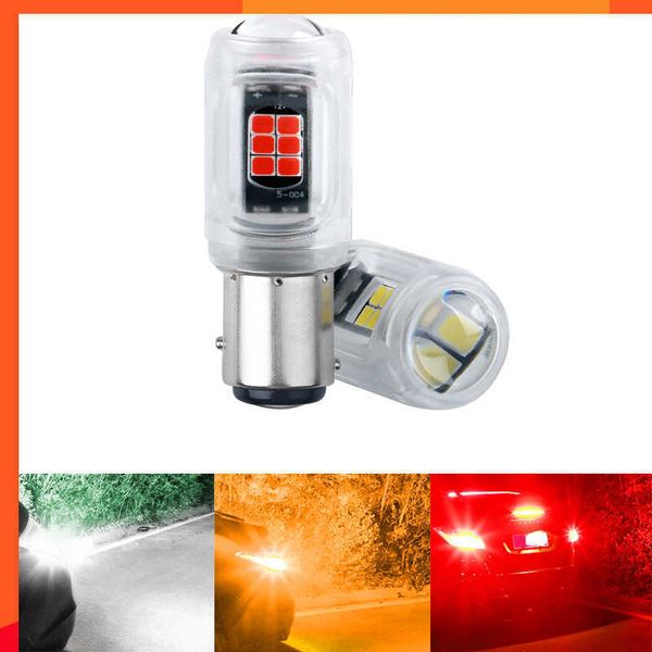 Bulbos de LED de carro de 10pcs de 10pcs 1156 BA15S P21W 1157 BAY15D P21 5W 3030 16SMD Turn Signal Light Light Reverse Parking Light Glass Shell White White White White White White White White