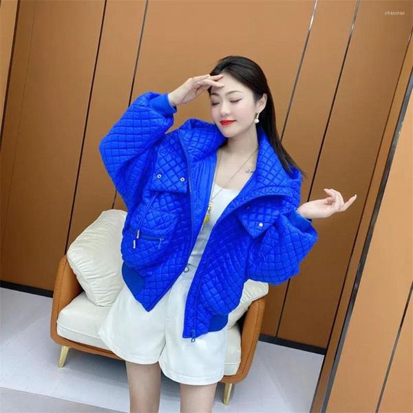 Kadın Trençkotları 2023 Kış Pamuklu Giysiler Kadın Haddeli Ekmek Giysileri Moda Sıcak Yastıklı Ceketler Parkas Kadın Gevşek Kore Stil