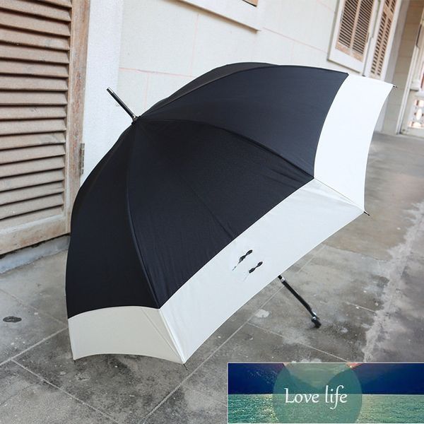 Big Brand Small reten haste reta alça curvada leve luxo guarda -sol protetora UV Proteção Sunny Umbrella