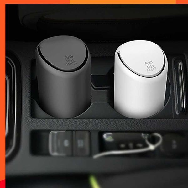 New Auto Car Garbage Can Car Trash Can Silicone Garbage Dust Case Holder Spazzatura Bin Auto Organizer Storage Box