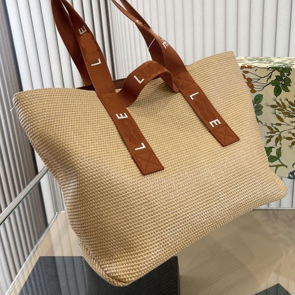 Borse di paglia Bag Designer Beach Women Baske Bags Summer Vacazioni spalla borse di lusso borse