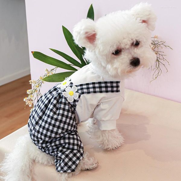 Собачья одежда Petcircle Одежда палат яйцо цветок сладкий комбинезон для маленького щенка для домашних животных все сезон милый костюм