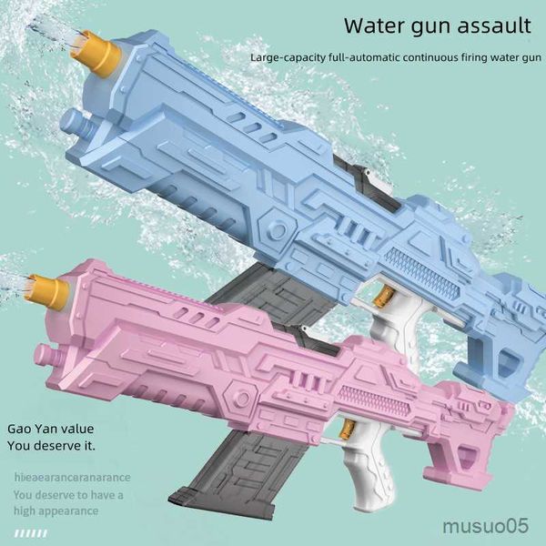 Gioco con la sabbia Divertimento con l'acqua Nuovo grande giocattolo Pistola ad acqua Spruzzi d'acqua Festival Autoassorbimento elettrico Impulso ad alta tensione Scoppio automatico Spiaggia all'aperto.