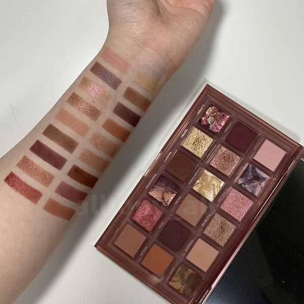 Paleta de sombras de maquiagem impertinente nude 18 cores sombra de olho brilhante fosco nu sombra cosméticos de beleza