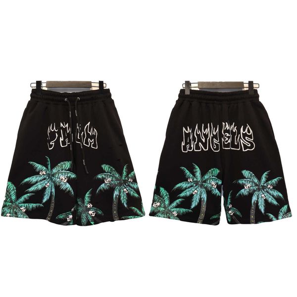 Herren- und Damen-Shorts, 2023, Modedesigner-Marke, Sommer, richtige Palme, neue Palme, Kokosnussbaum-Druck, High Street, lässig, lockerer Kordelzug-Trend