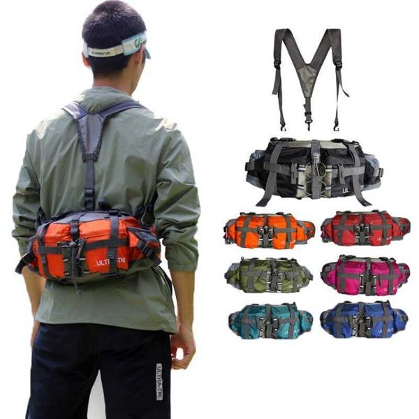 Backpacking Packs ULTRA-TRI Sport all'aria aperta Marsupio impermeabile Zaino da ciclismo multifunzionale da escursionismo 5l P230510