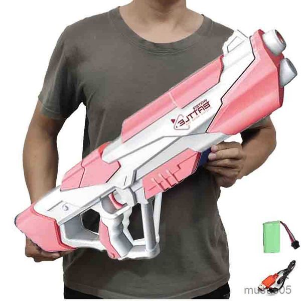 Areia Play Water Water Gun Gun Toy Toy Adultos elétricos de tamanho grande de alta pressão Piscina automática de verão de grande capacidade para crianças