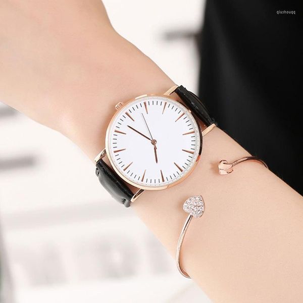 Relógios de pulso 2023 Doobo Women Women Women Woman Ladies Casual Casual Quartz Simples Relógio feminino Relógio feminino Montre femme