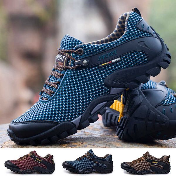 Calzado de senderismo Caminhadas para Homens Confortvel Botas tenis caminhada Trekking sporto Ao Livre Caa Tticos P230511