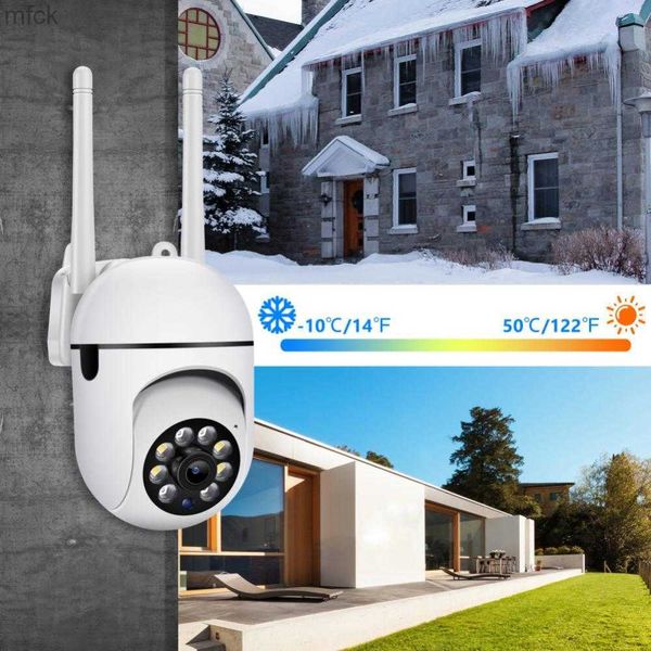 Камеры платы Wi -Fi камера Ночная двойная полоса IP -камера Wi -Fi CCTV CAM Smart Home с обнаружением движения 2023 Камеры наблюдения 2.4G/5G