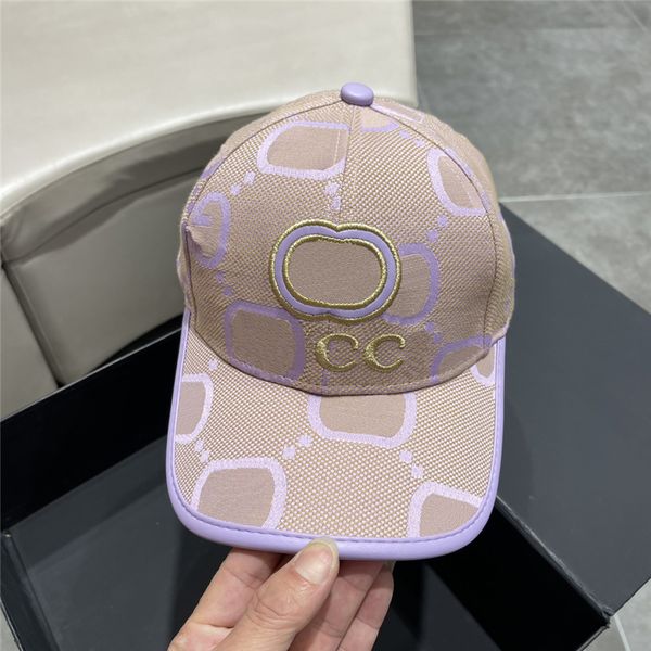 Casquette Luxe Baseball Cap для Mens Womens Luxury Fitted Dome Hats Casual Sports Capello 6 Colors Вышитые солнцезащитные кремы Шляпа