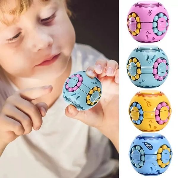 Fidget Spinner Bomboniera Fagiolo rotante Cubo magico Puzzle Giocattoli Palla antistress Giochi educativi QI Regalo di Pasqua per ragazzi Ragazze Bambini Adulti Bambini