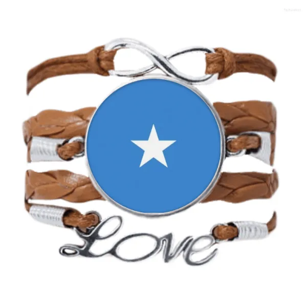 Link Bracelets Somália Flag National Africa Bracelet Country Love Chain Ride Ornament