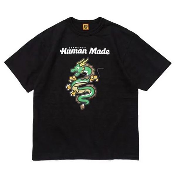 Designer T-Shirt Marke Human Make Shirt Human Make Make Make Print Bambus Grafik Y2K Baumwolle Kurzarm Harajuku HM T-Shirt für Männer Frauen menschliches Hemd Oversize 650