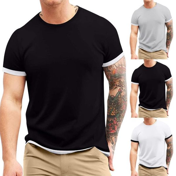 Herren-T-Shirts, T-Shirt, einfarbig, lässig, Bluse, Tunika, Herren, langärmelig, Cold GearMen's