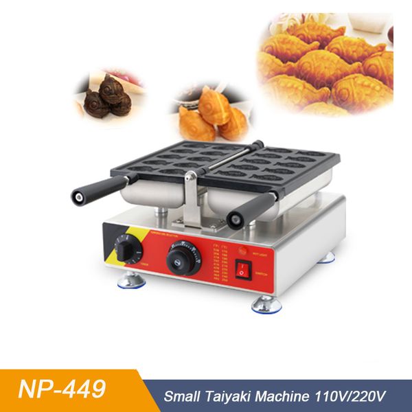 Elektrikli Küçük Taiyaki Makine Baker Mini Balık Waffle Koni Maker Japon Balık Şeklinde Waffle Kek Kalıp Yapma Pan Donanımı