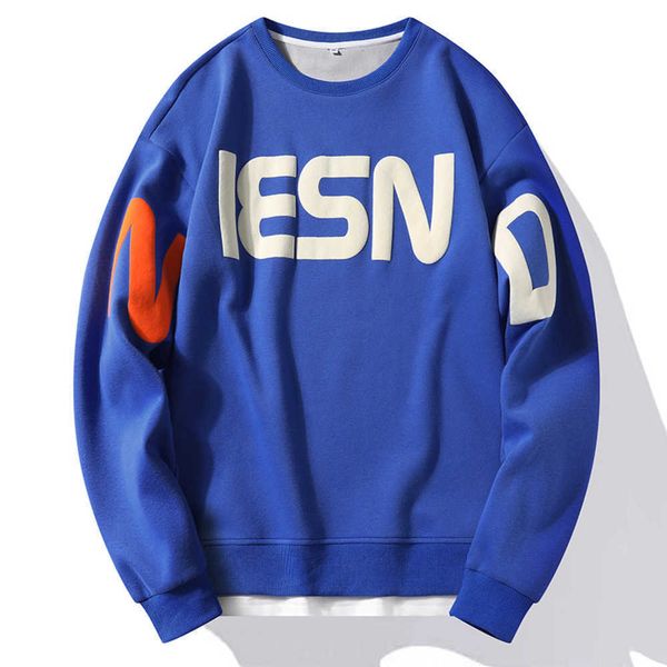 American Spring and Autumn Seasons Premium Maglione Trend da uomo Adolescente Mezza collo alto Versatile Lettera Klein