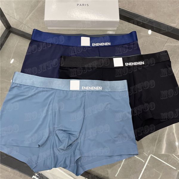 Biancheria intima da uomo di lusso Pantaloncini da boxer da uomo Mutande sexy da uomo Casual Short traspirante da uomo Gay Cueca Boxer Hombre