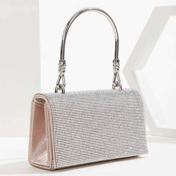 Borse da sera Pochette con diamanti pieni Borse di cristallo Bling Borsa per buste per feste di nozze 2023 Pochette per portafoglio da donna di moda 230427