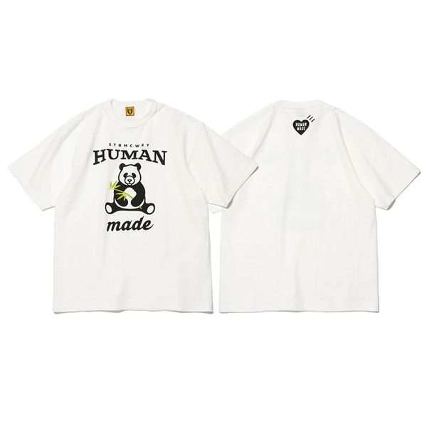 Designer Tshirt Brand Human Make Shirt Human Made Fun Stampa di bambù grafico Y2K Cotton Short Short Manleeve HARAJUKU HM T-shirt per uomini Shirt da donna Made umana Oversize 363