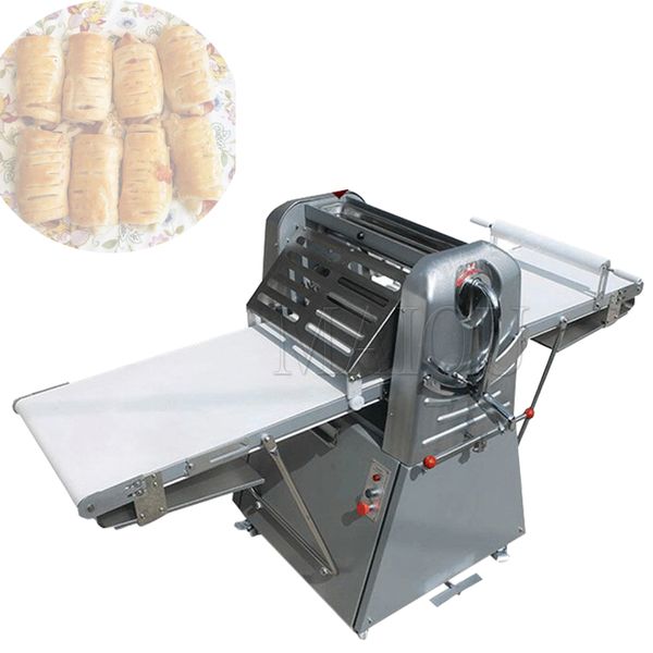 Folhadora de massa elétrica vertical Roller Croissant Pão Formadora de massa Encurtando a máquina para torta