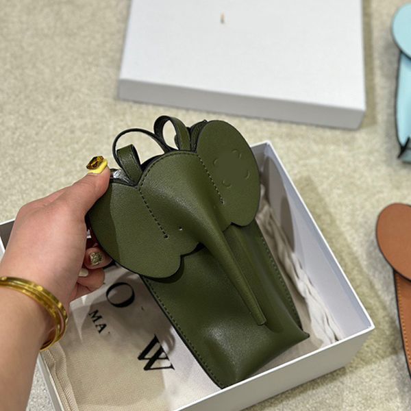 Bolsas de grife de grife elefante bolsa de telefone feminino bolsa de ombro de couro de luxo de luxo portador de marca Crobody Feminino Feminino 2023 Qualidade