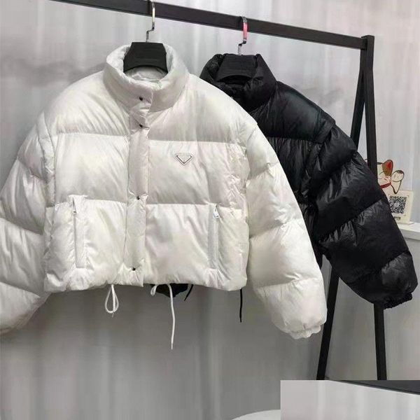 Piumino Parka Da Donna Convertibile Giacca Per Donna Designer Imbottito Cappotto Corto Maniche Staccabili Invernali Drop Delivery Abbigliamento Donna Dhdvc