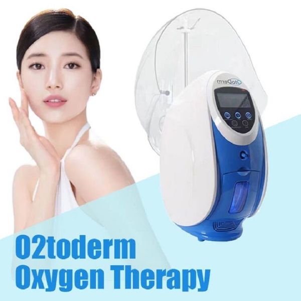 O2toDerm Korea Sauerstoff-Gesichtsmaskenmaschine Jet Peel Gesichtstherapie Derma Anion Generato Jett Schönheitsausrüstung