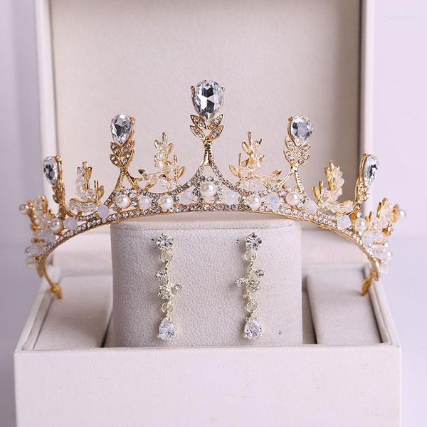 Copricapo Corona da sposa 18 ° compleanno Celebrità di Internet con capelli per adulti Abito da sposa coreano Tiara