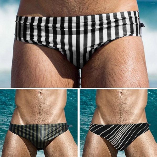 Mutande Slip doppi da uomo Mesh Glutei Sollevamento perizoma Costume da bagno traspirante con lacci Nuoto con fodera breve