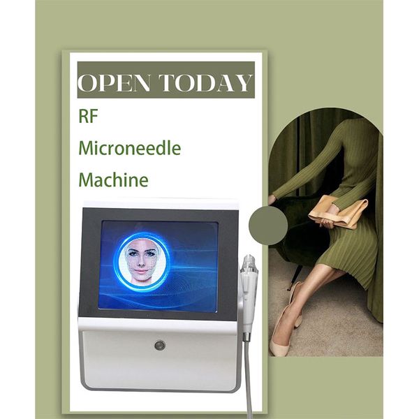 Microbeedle RF Makinesi Morpheus 8 Profesyonel Makine Cilt Yeniden Yenileme Tedavisi Akne Çöp Parçaları Çıkarma Mikro İğneli Fraksiyonel RF Makinesi