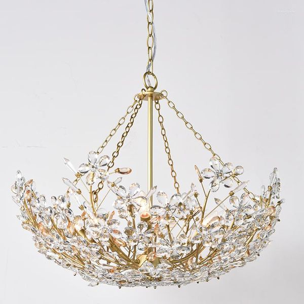 Lâmpadas pendentes Light Luxury Crystal Candelier