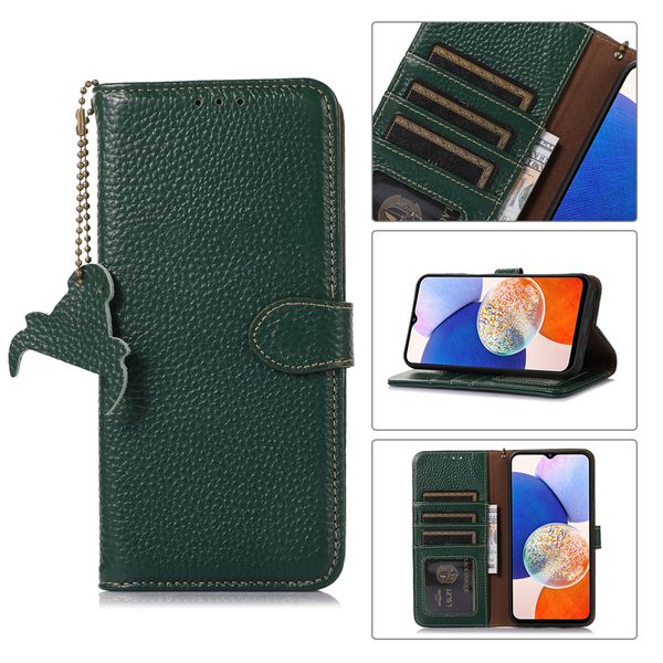 Magnetic Folio Lychee Grain Vogue Caso de telefone para iPhone 14 13 12 Pro Max OnePlus 11 11r ACE2 ACE Pro 10t CE Nord N20 5G Google Pixel Fold Couather Wallet Shell