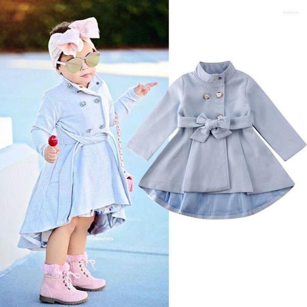 Giacche 2023 Fashion Kid Baby Girl Coat Jacket Giacca a vento per bambini Capispalla Soprabito Impermeabile Tuta da neve