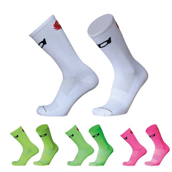 Sportsocken Sportliche Radsocken für Männer und Frauen Outdoor-Rennrad-Laufsocken Calcetines Ciclismo Homme P230511