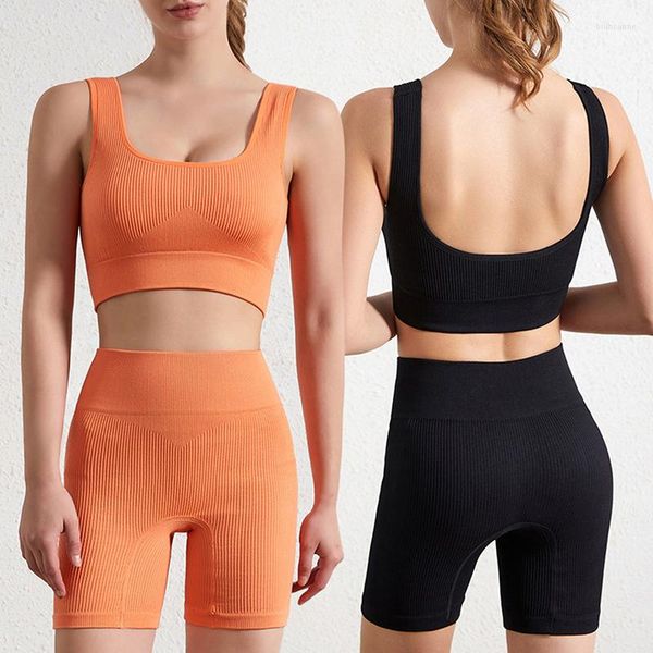 Active Shorts 2023 Gym Fitness Women's Seamless Knitted Yoga High Waist Outfits Sport Underwear Running Workout Outfit