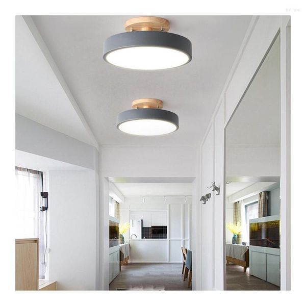 Plafoniere Led Lampadario Soggiorno Per Infissi Domestici Vivaio Interni Lampada In Legno Nel Corridoio Tratto Decorazioni Moderne