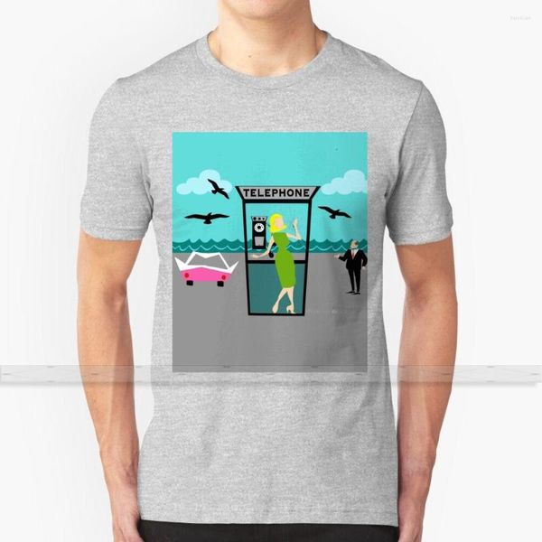 Erkek Tişörtleri Retro Korku Filmi Starle Erkekler Kadın Gömlek Baskı Top Tees Pamuk Serin Tişörtler S - 6xl 1960'lar