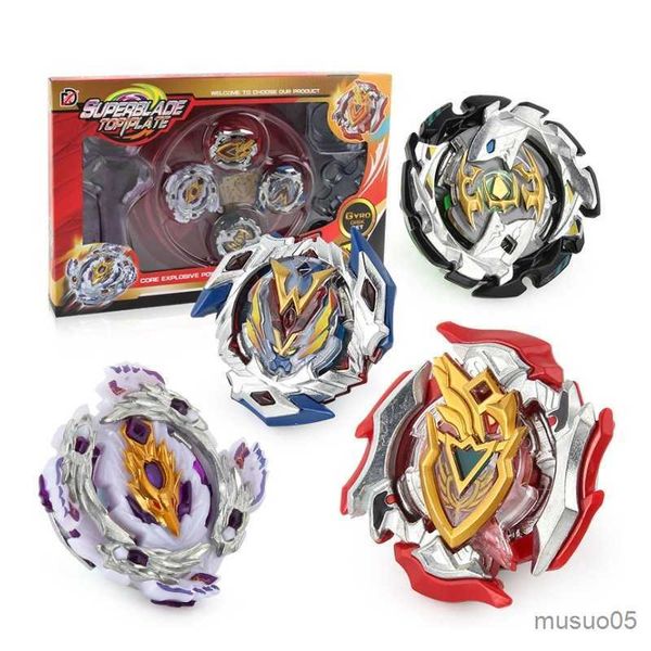 Beyblades Metal Toupie Burst Spinning Top Christmas Gift Way Pull Revester Launcher