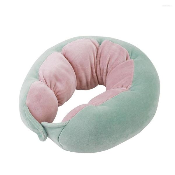 Подушка прекрасная открытая поездка портативные и удобные подушки для подголовок розовый мультфильм плюшевый U-образный PP Cotton Dakimakura